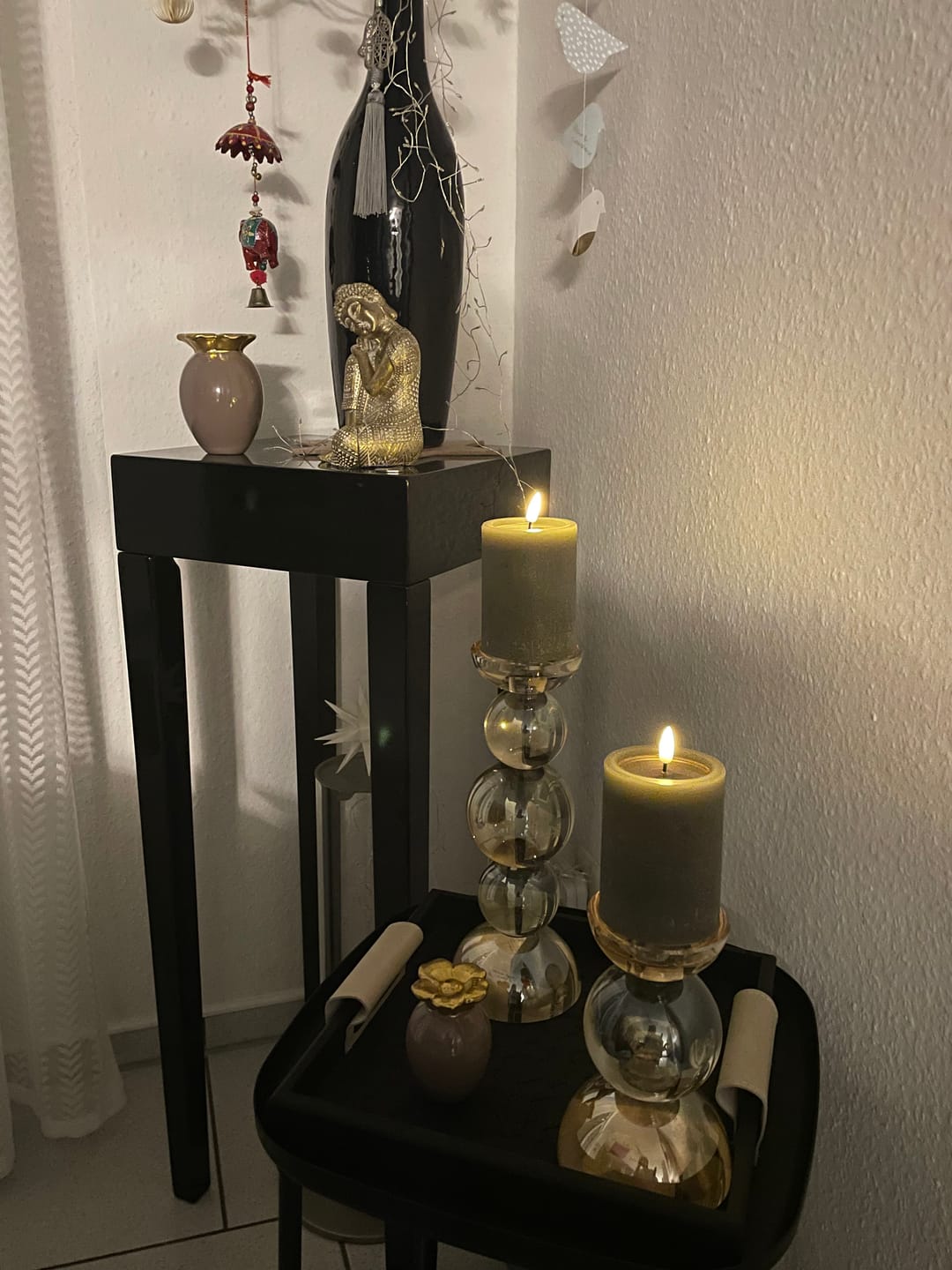 Customer photo review of Unique LED Bloklys D 7,5 x 10 cm Mokka