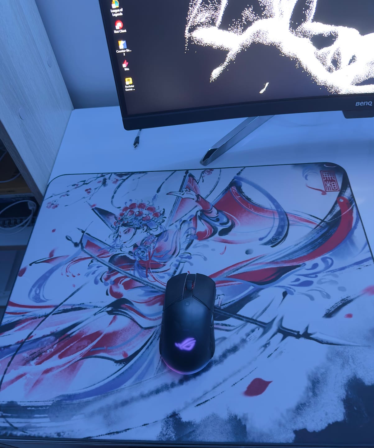 Customer photo review of ESPTiger Pioneer Series Wu Xiang V2 Poron Mousepad