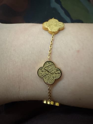 Customer photo review of Sabr, Shukr, Tawakkul Bracelet | Patience, Gratitude & Trust (in God)