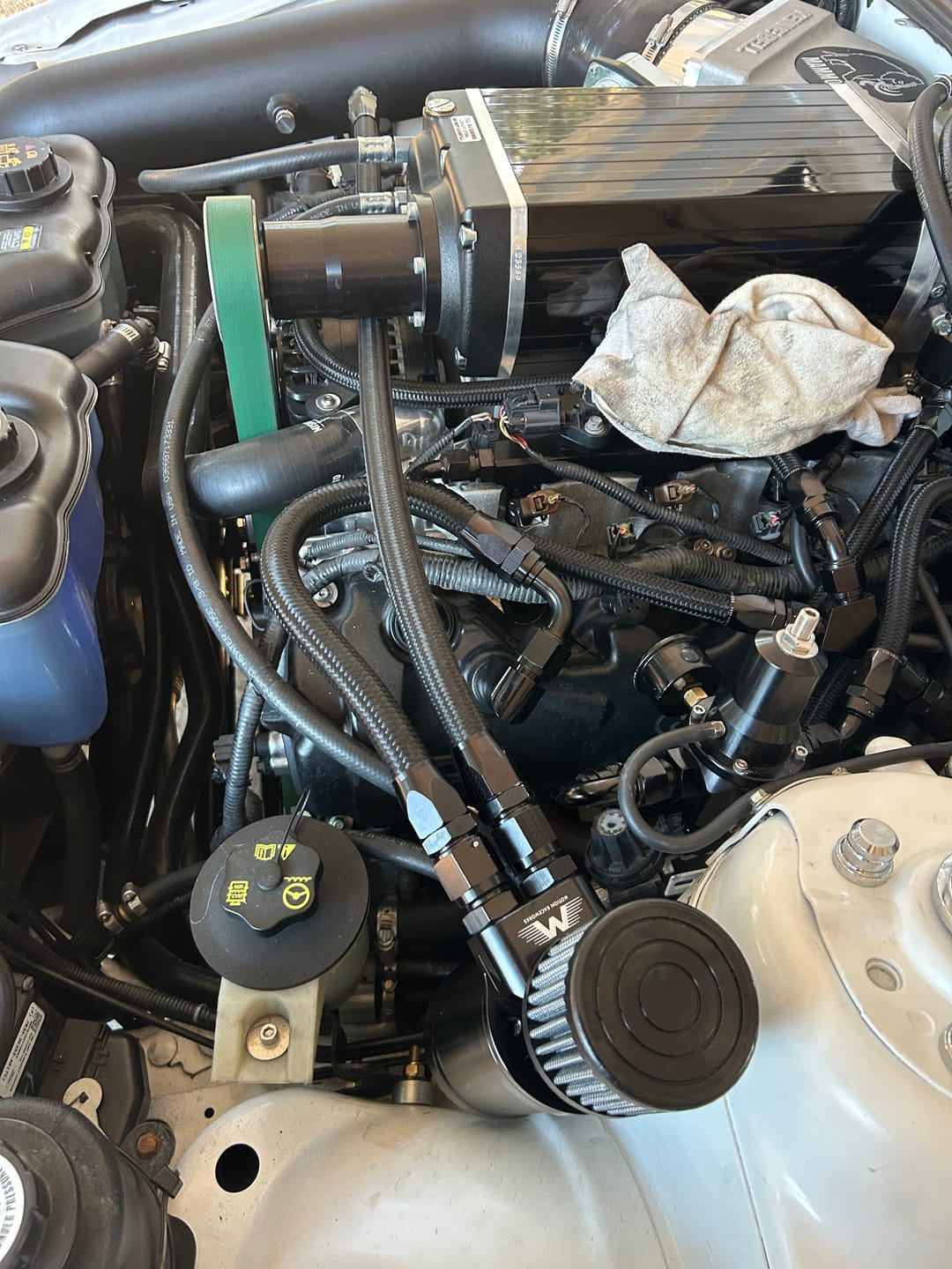 Customer photo review of Motion Raceworks Catch Can Kit for MRW Billet Valve Covers