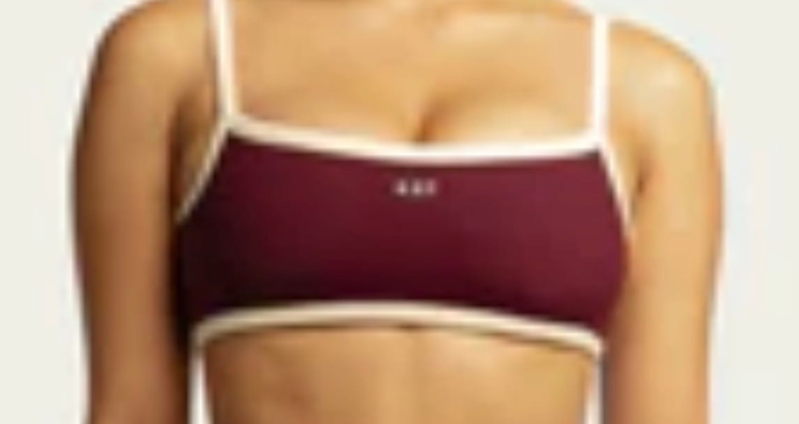 Customer photo review of The Micro Bra / BlackCherry-Cream