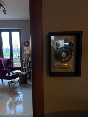 Customer photo review of M1 Music Frame CD Player