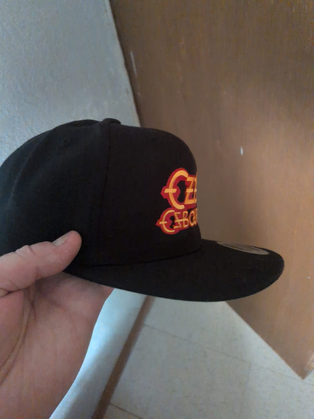 Customer photo review of Ozzy Osbourne - Logo Snapback Hat