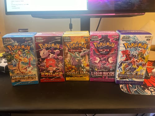 Customer photo review of Pokemon Glory of Team Rocket Korean Booster Box