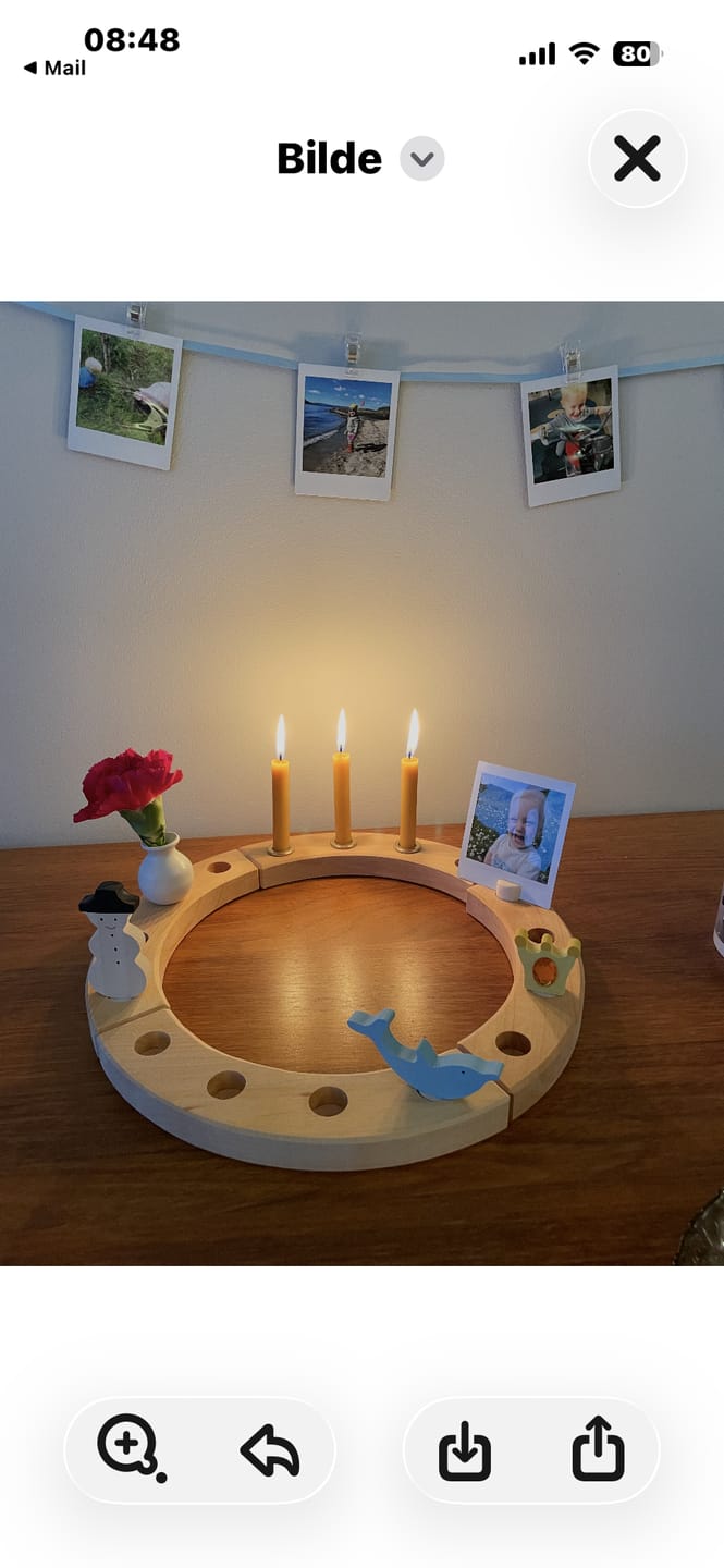 Customer photo review of Stor bursdagsring