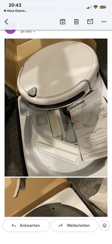 Customer photo review of HOME BUDDY –  3 in 1 Saugroboter mit Wischfunktion