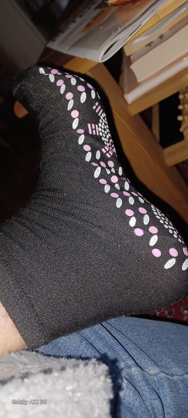 Customer photo review of Vitalkompass – Neurosocken