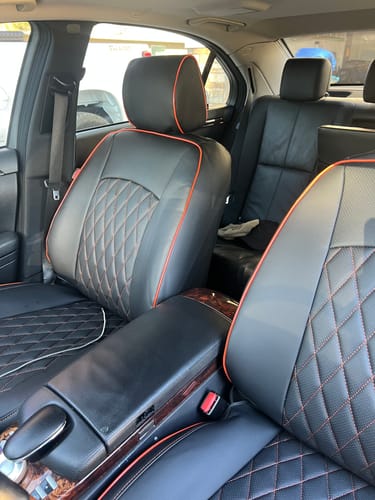 Customer photo review of Premium Custom-Fit Seat Covers