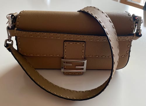Customer photo review of Fend Baguette 27 Bag Light Brown Calfskin Shw
