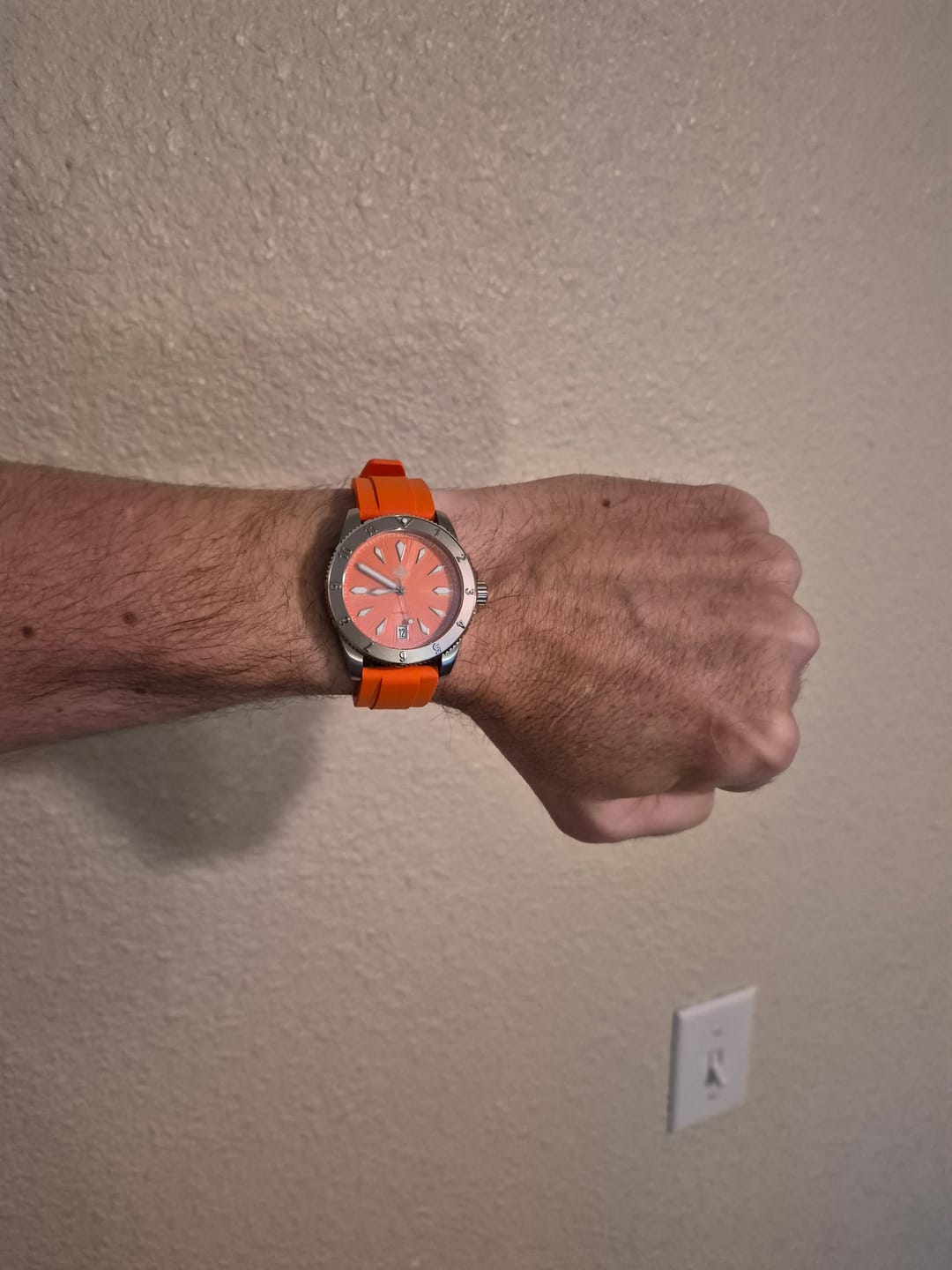 Customer photo review of Ridge Rubber - Orange