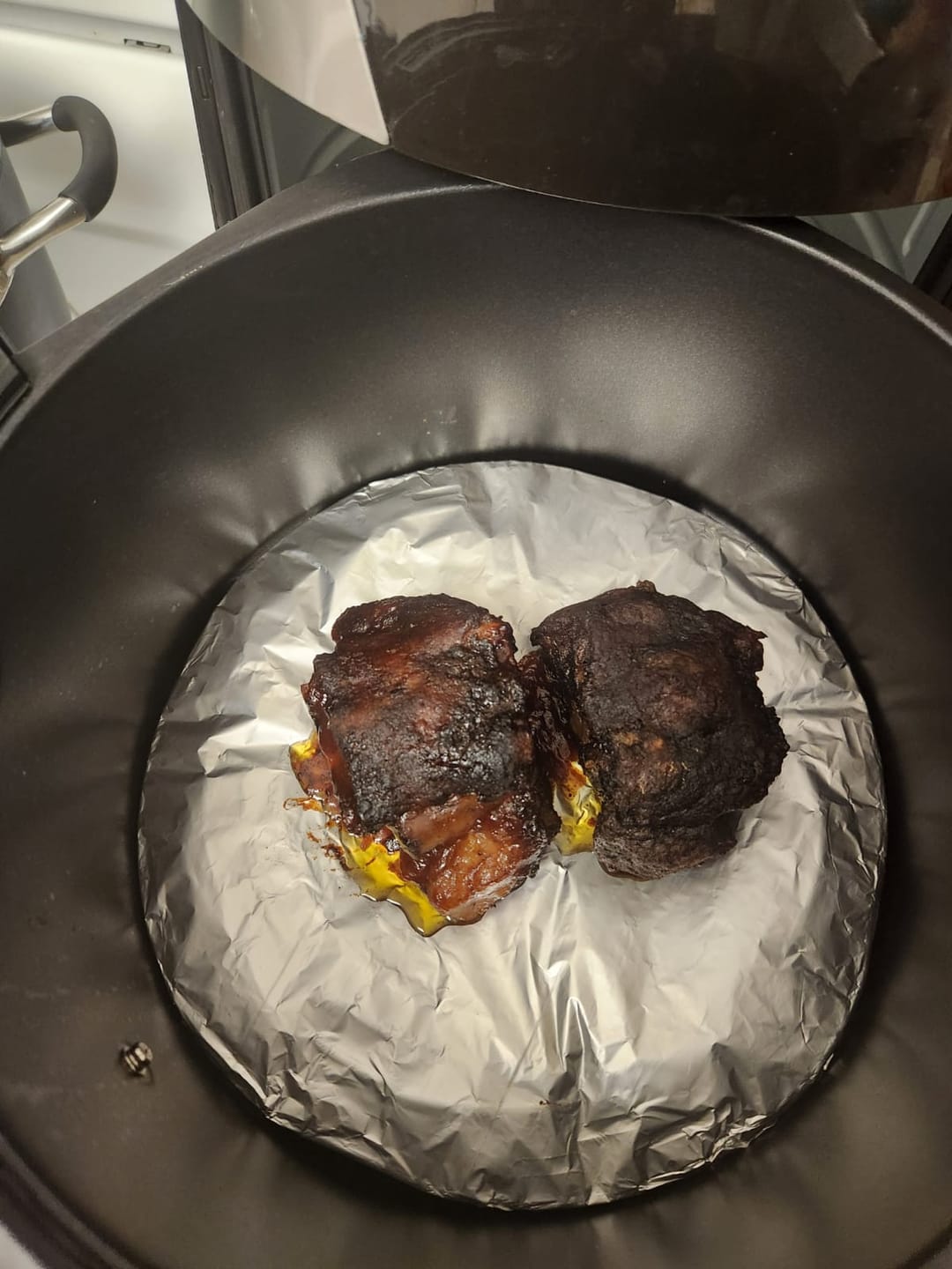 Customer photo review of True 'Candy Red' Oxtail Softballs