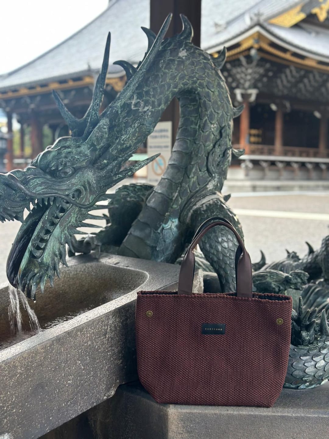 Customer photo review of Trinity Tote Bag - Chocolate