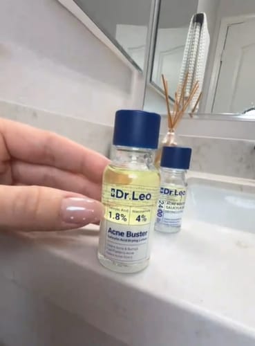 Customer photo review of Acne Drying Lotion Plus (1.8% Encapsulated Salicylic Acid) — 20 mL