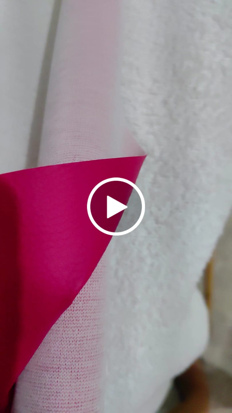 Customer video review of DOLLARO 0.8MM COM FUNDO DE MALHA COR PINK