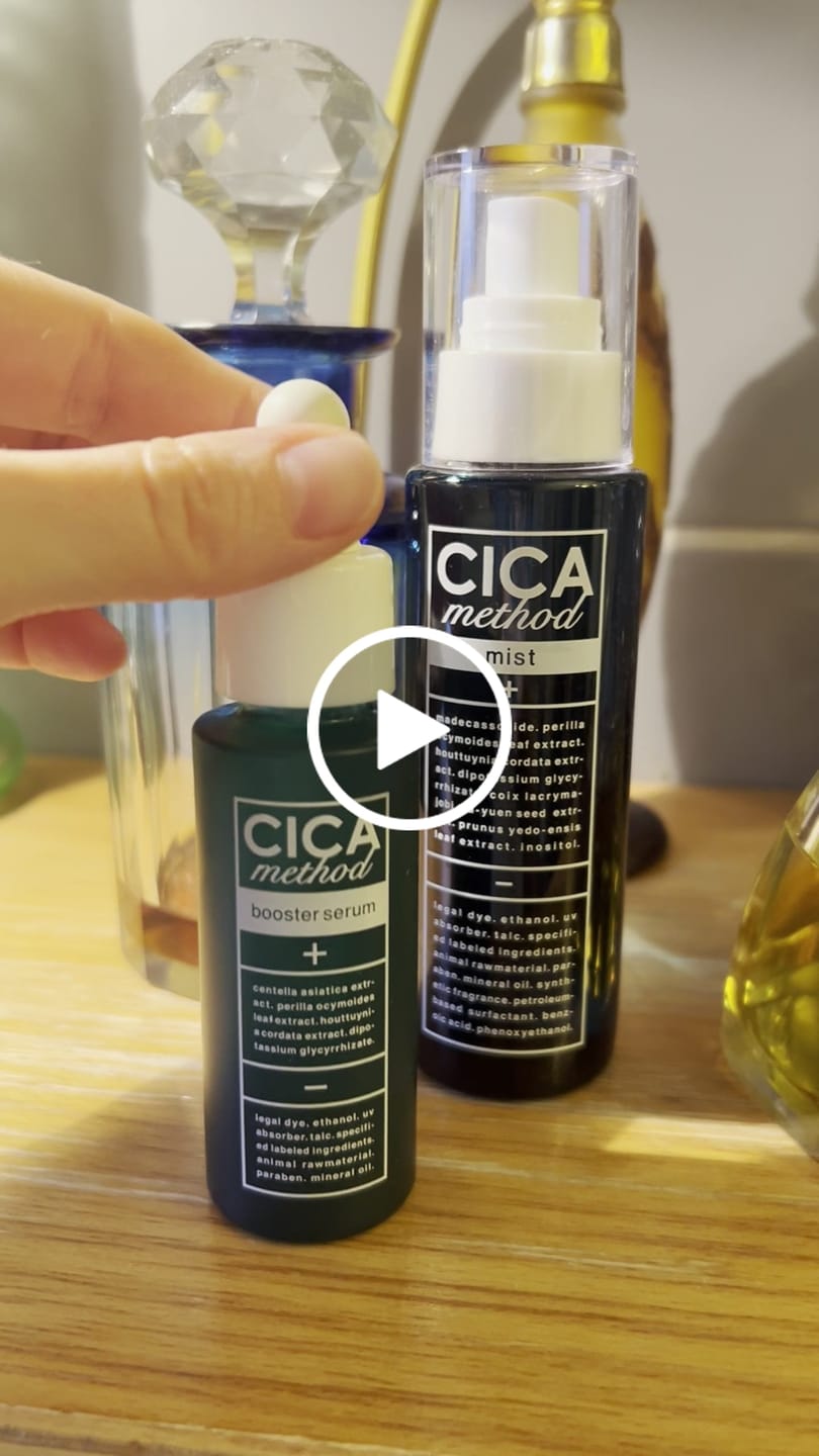 Customer video review of Cica Method Booster Serum