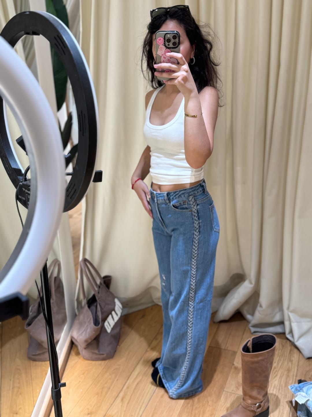 Customer photo review of Pantalón Nudos Blue