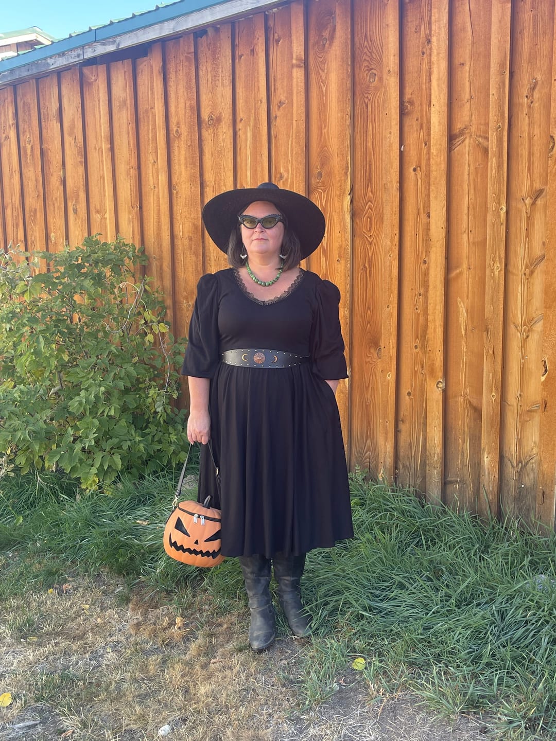 Customer photo review of FINAL SALE - Sleepy Hollow™ Pumpkin Bag