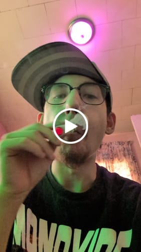 Customer video review of THCA BIRTHDAY CAKE DONUTS