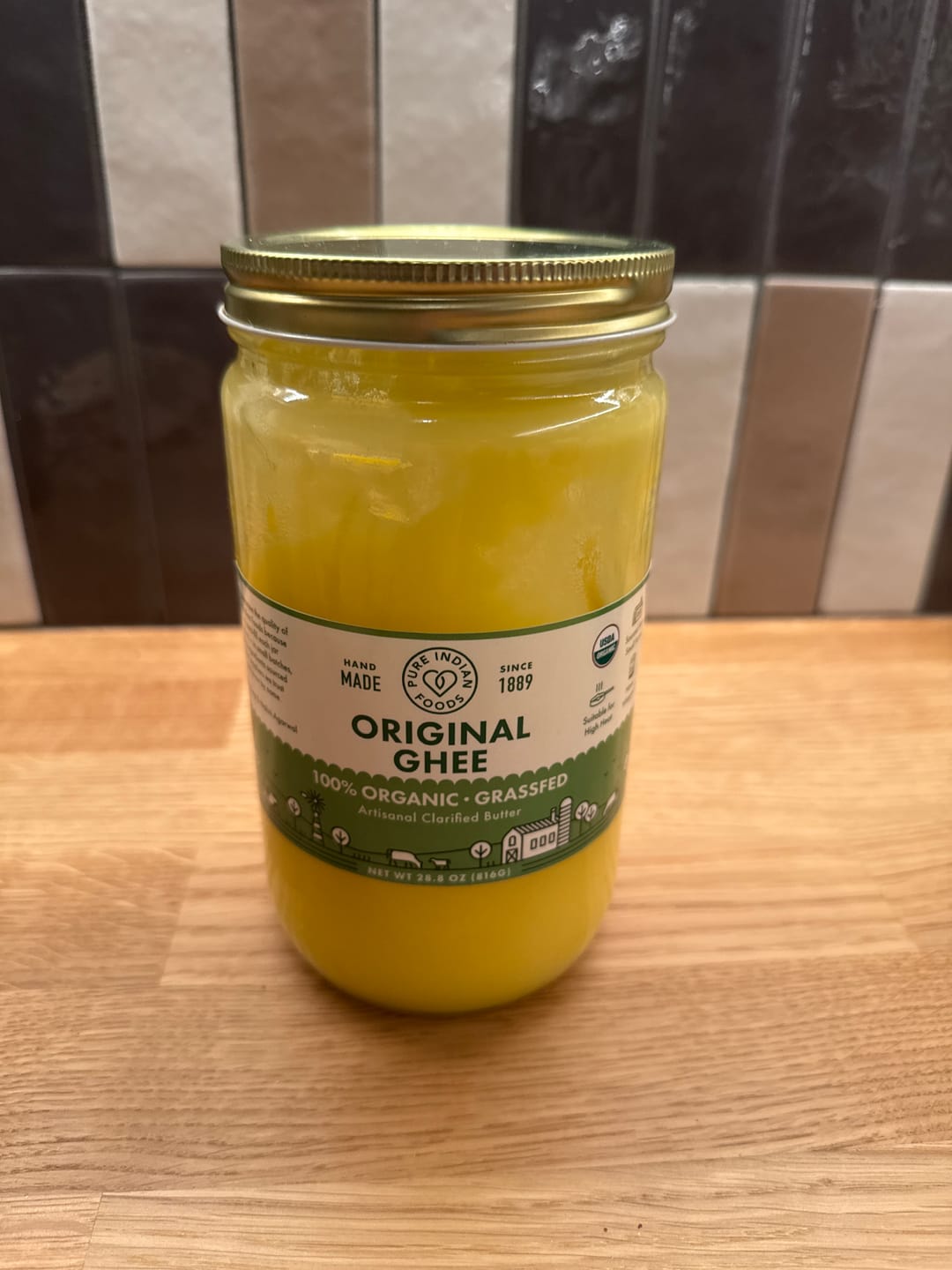 Customer photo review of Original Ghee, Grassfed & Certified Organic