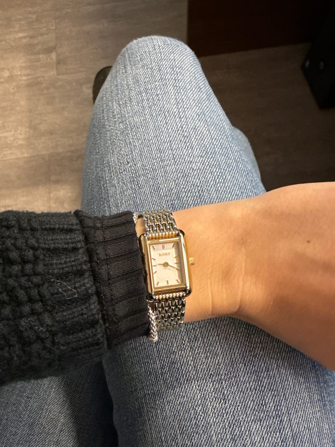Customer photo review of Olivia Petite Gold Silver