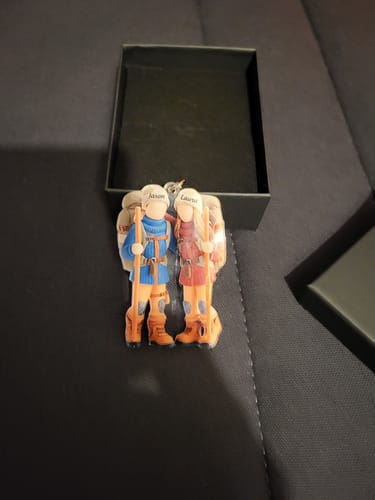 Customer photo review of Partenaires de randonnée pour la vie – Porte-clés de randonnée personnalisé