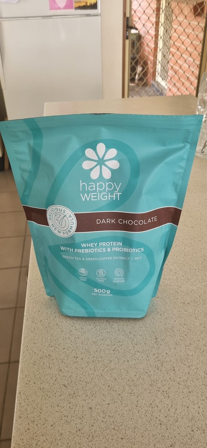 Customer photo review of Weight Loss Protein Powder - Happy Weight