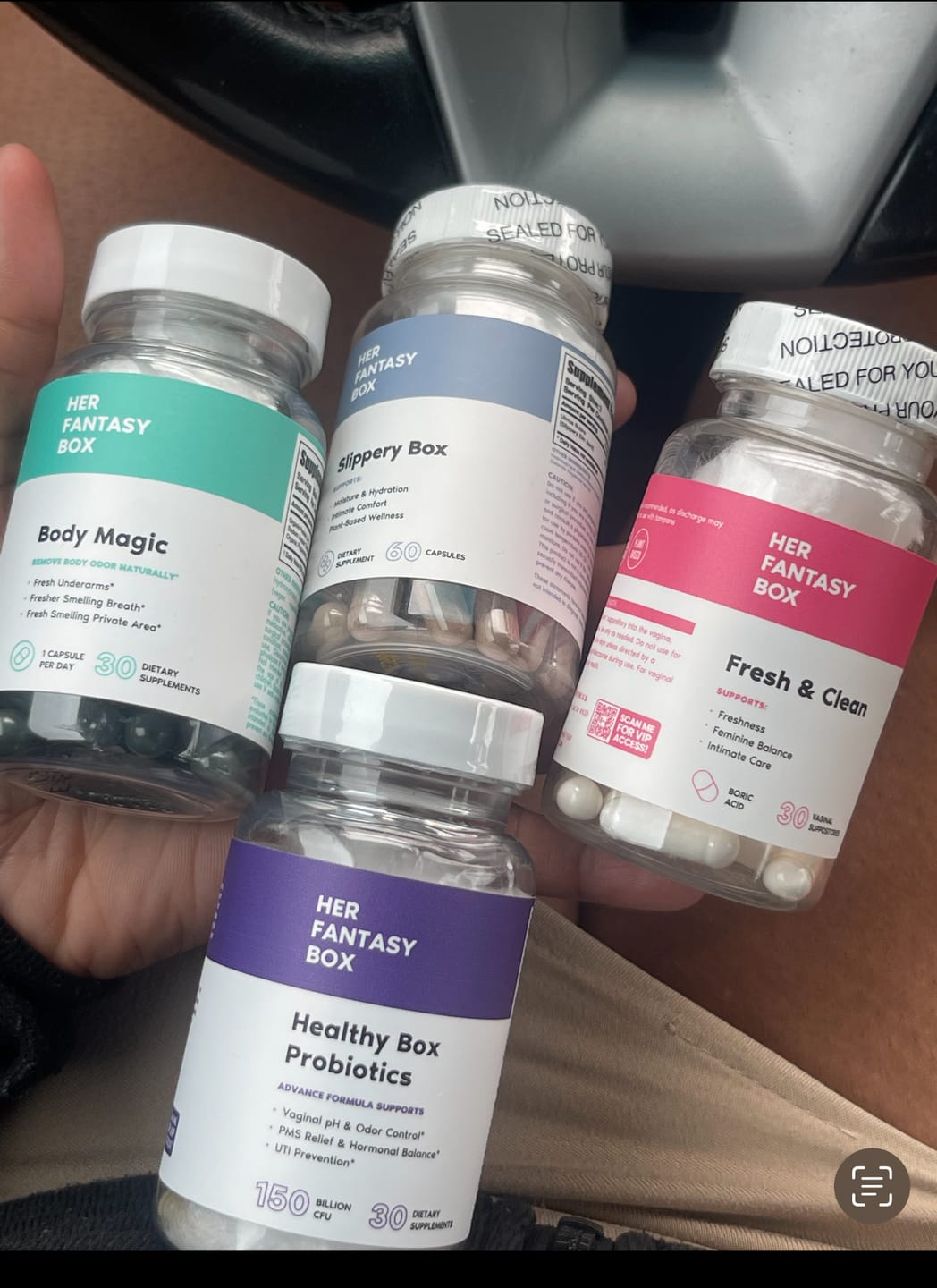 Customer photo review of Fresh & Clean pH Balancing Boric Acid Vaginal Suppository