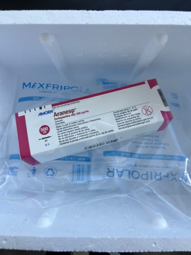 Customer photo review of Aranesp  500 MCG/ 1 ML SOL INY - Darbepoetina Alfa