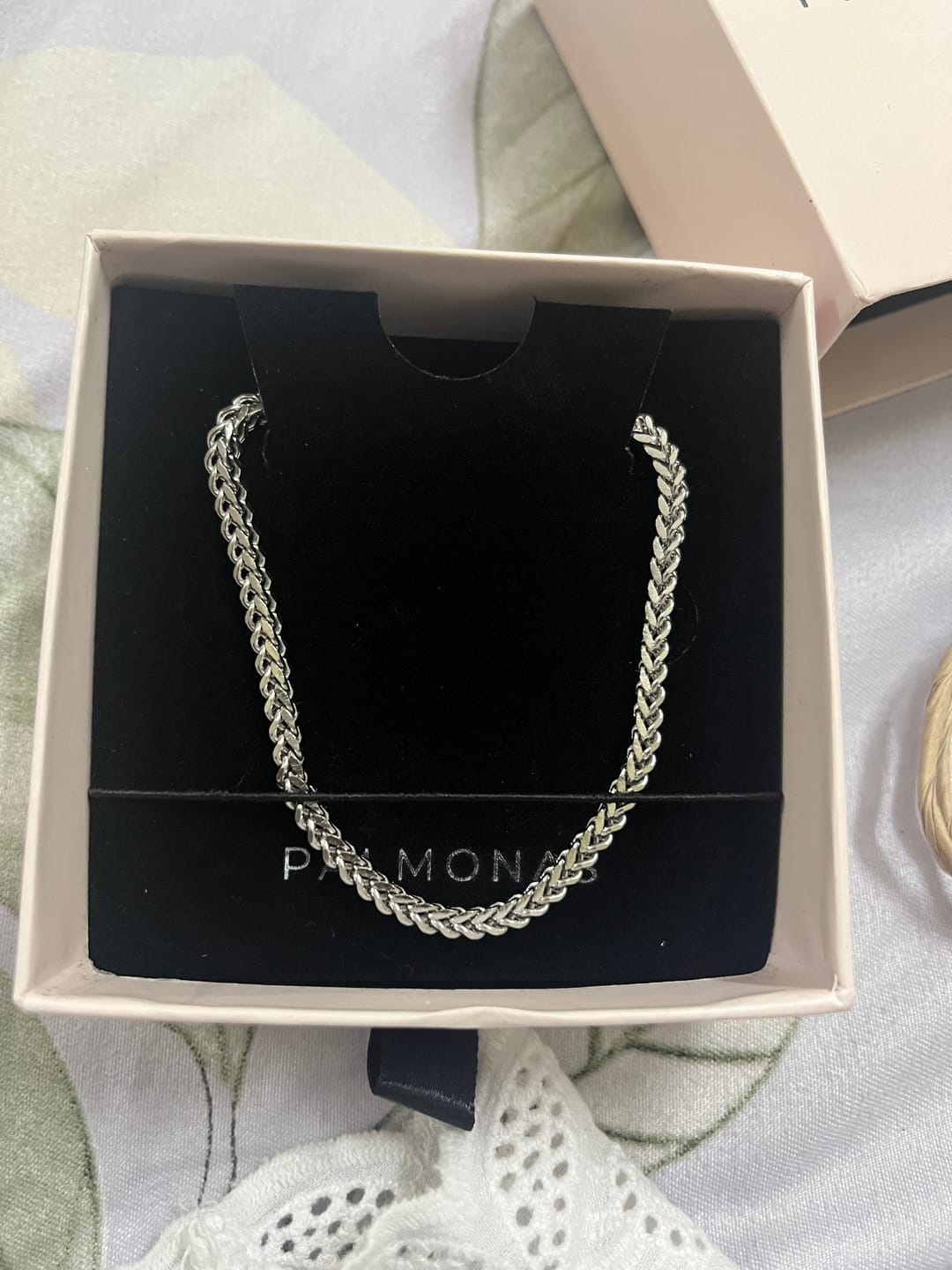 Customer photo review of Contemporary Oxidized Chain for Men
