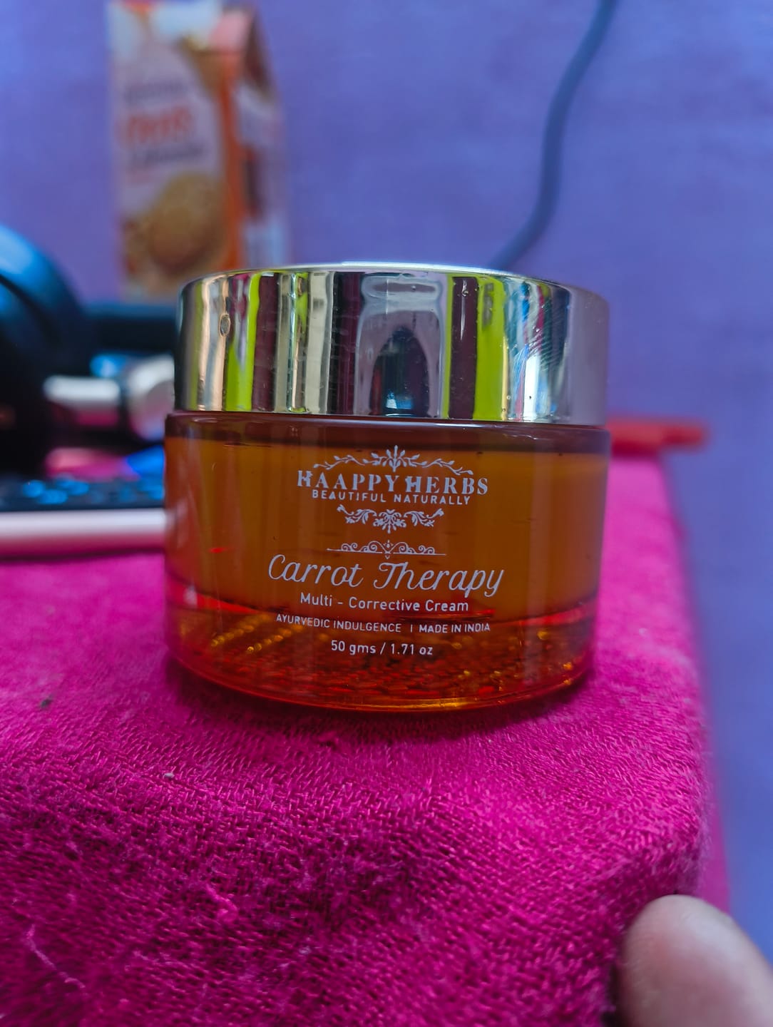 Customer photo review of Carrot Therapy Multi Correct Cream