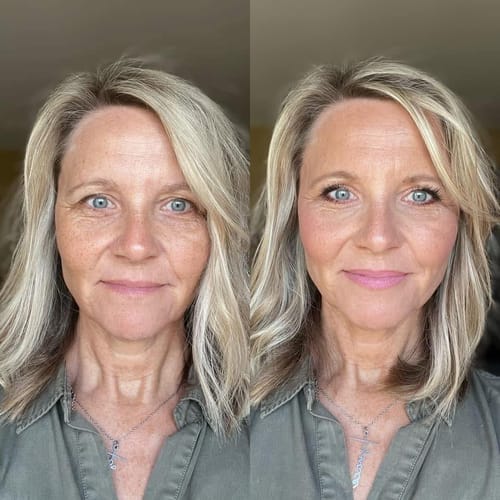 Customer photo review of Magic Skin Changing Foundation