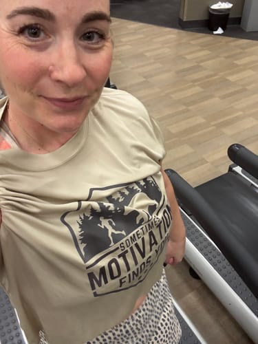 Customer photo review of Motivation Tech Tee