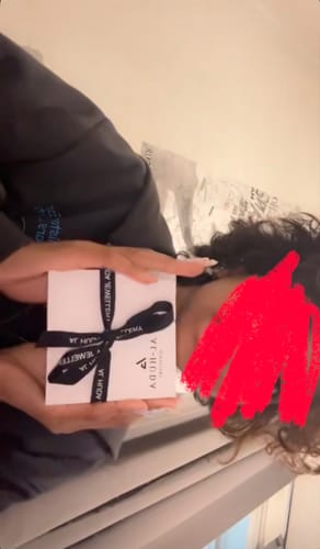 Customer photo review of Gift Packaging with Ribbon