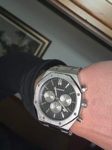 Customer photo review of Curren Atene® orologio uomo acciaio