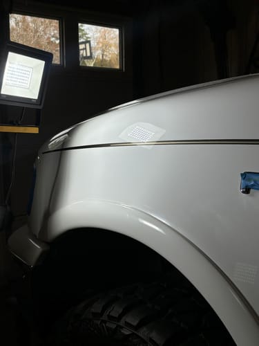 Customer photo review of HDO black foam polishing/finishing pad