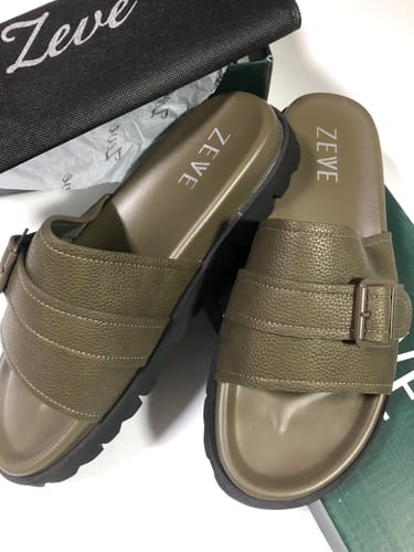 Customer photo review of Nevyl Sandal - Olive Green (Eva Combat)