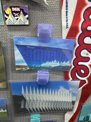 Customer photo review of DEN Airport Pin – Denver International Airport, Colorado