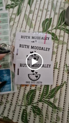 Customer video review of Bag Tags