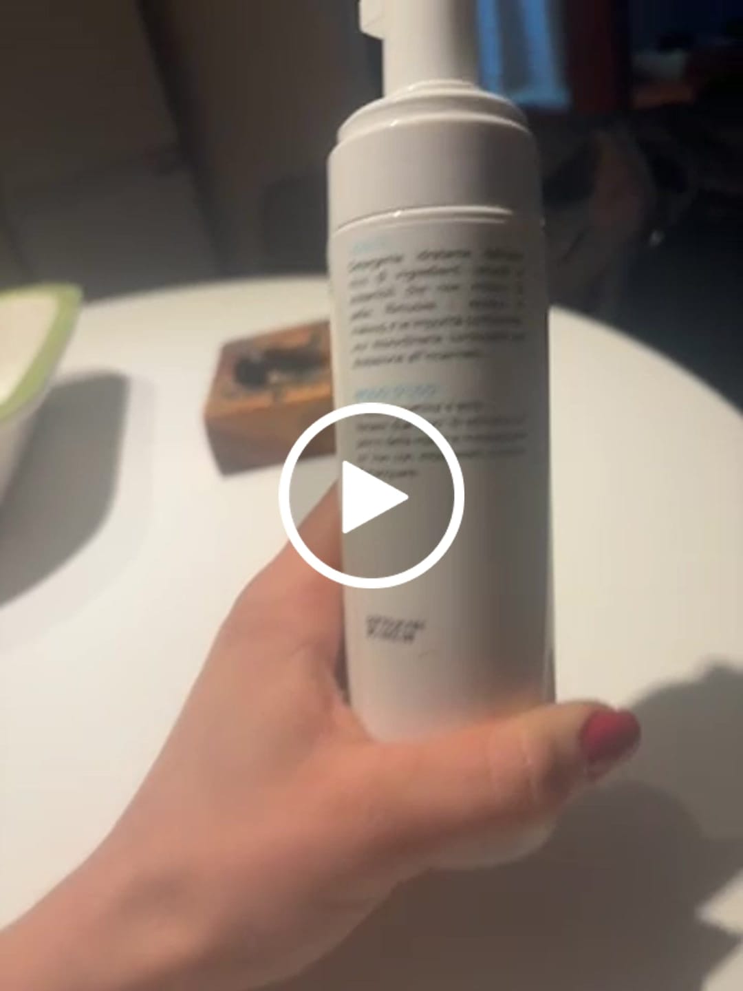 Customer video review of Schiuma Delicata