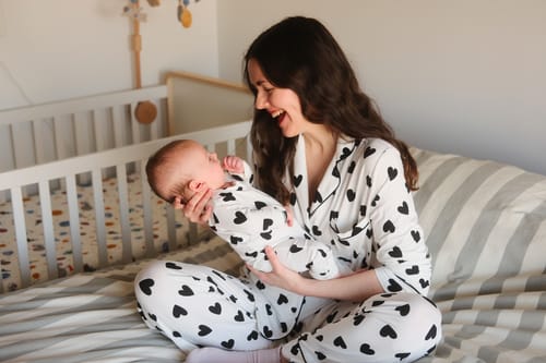 Customer photo review of Zipper Sleeper - BLACK HEART