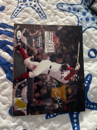 Customer photo review of Jason Varitek Autograph Signing