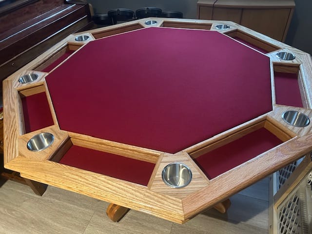 Customer photo review of Poker/Card Table Felt