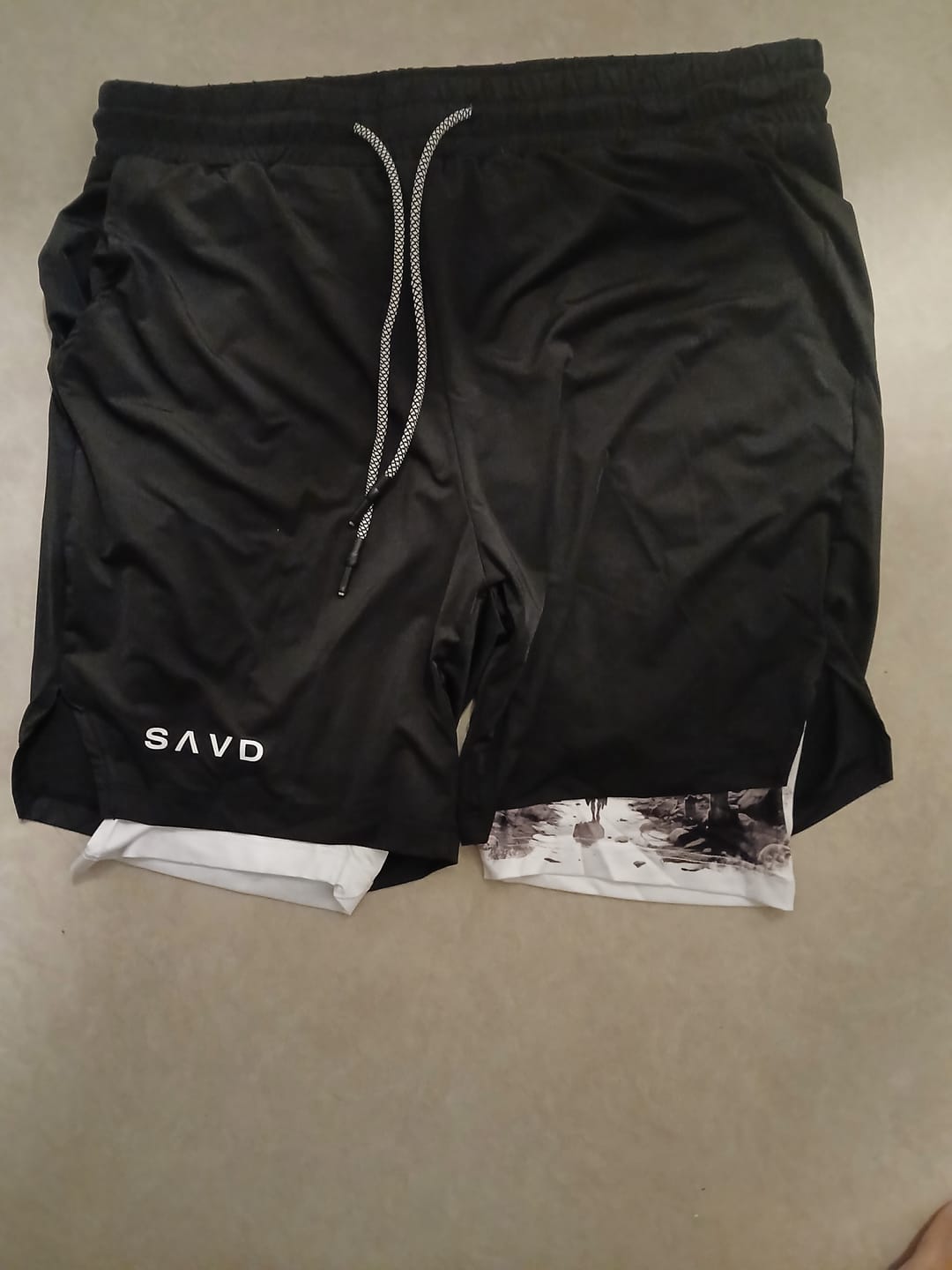 Customer photo review of Psalm 23:4 Shadow Of Death Performance Shorts