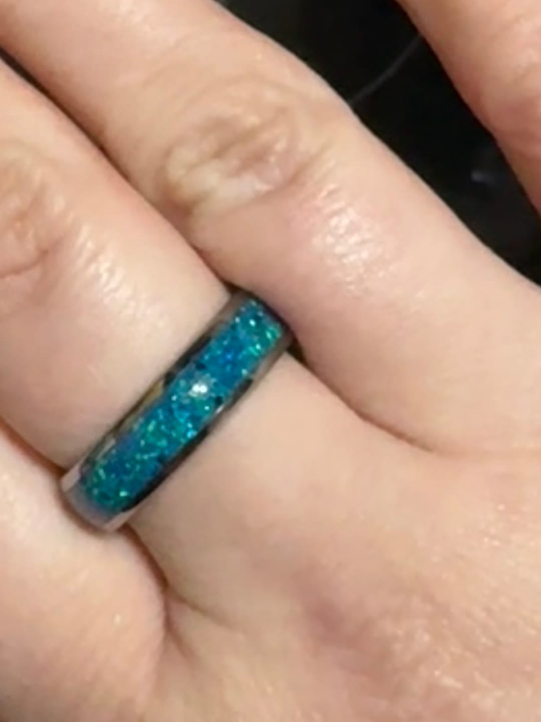 Customer photo review of Engrave Your Ring