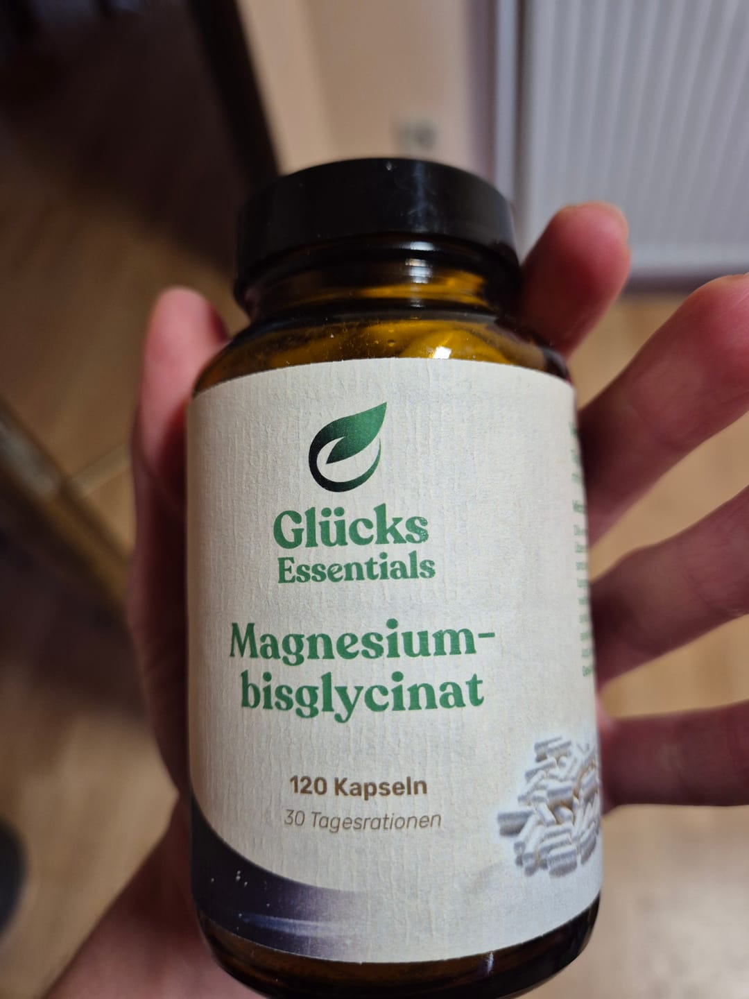 Customer photo review of Magnesium Bisglycinat - 120 Kapseln - 30 Tagesrationen