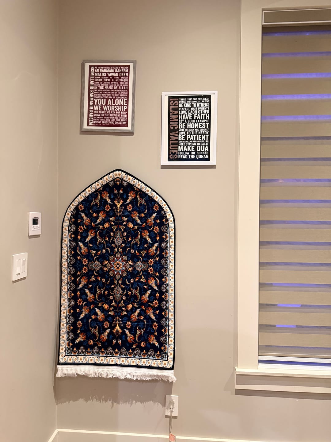 Customer photo review of Firdaws  Padded Prayer Mat
