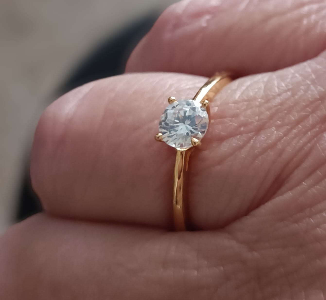 Customer photo review of Anillo Circonita Oval