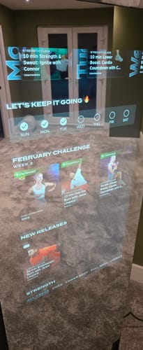 Customer photo review of MAGIC AI: Fitness Smart Mirror