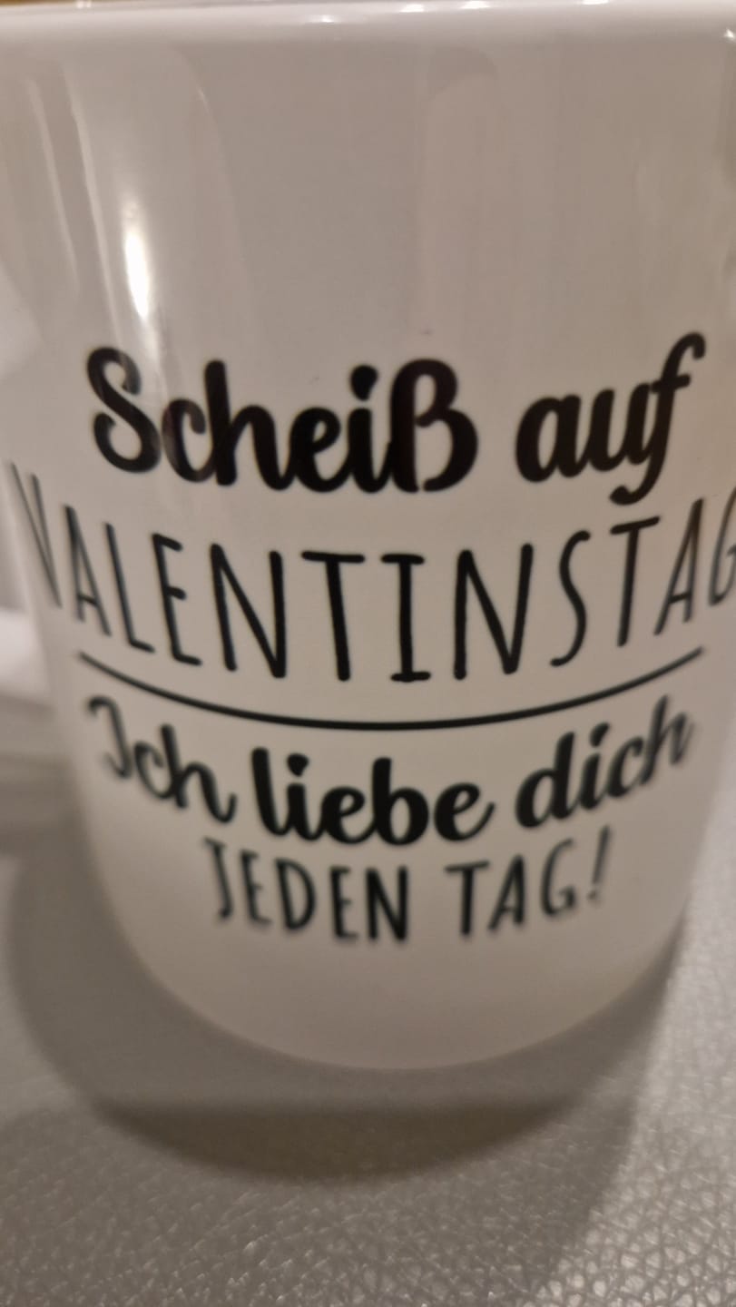 Customer photo review of Jeden Tag - Paar-Tasse