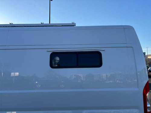 Customer photo review of Universal - Half-Slider Bunk Window Shade